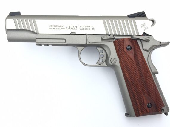 Replica Colt M1911 full metal cu sina RIS CyberGun magazin Squad Store