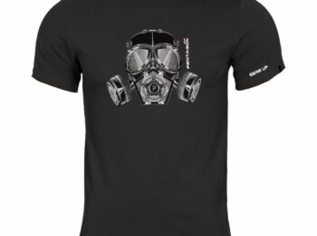 Tricou Gas Mask negru L - Pentagon