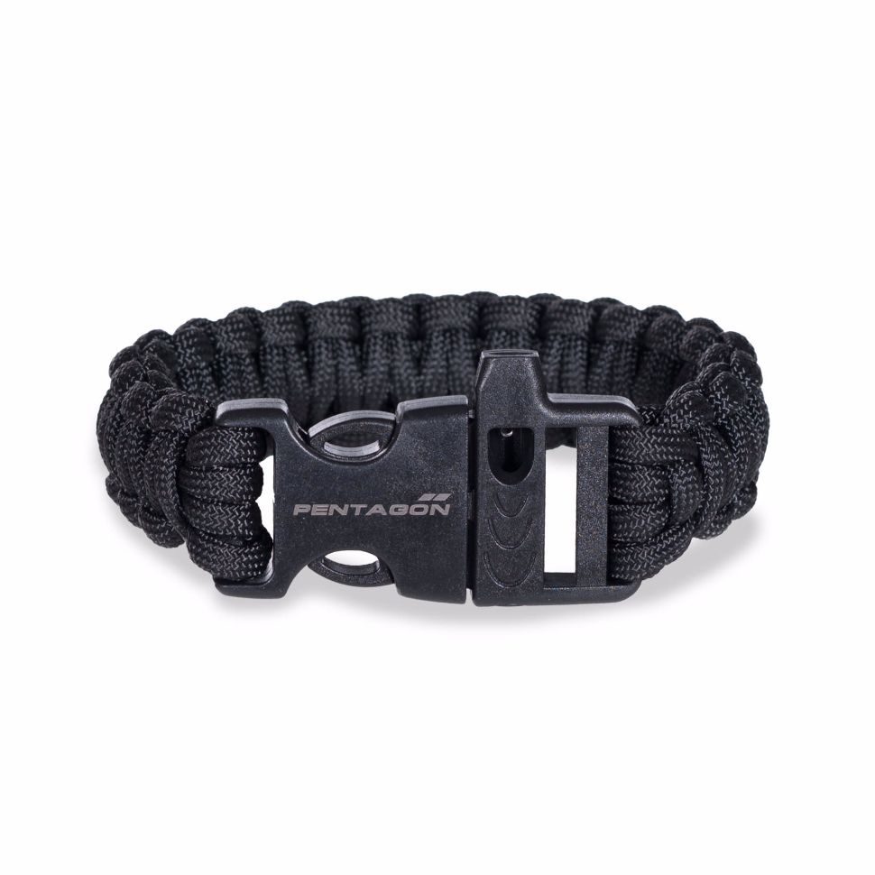 Bratara paracord neagra marime universala - Pentagon