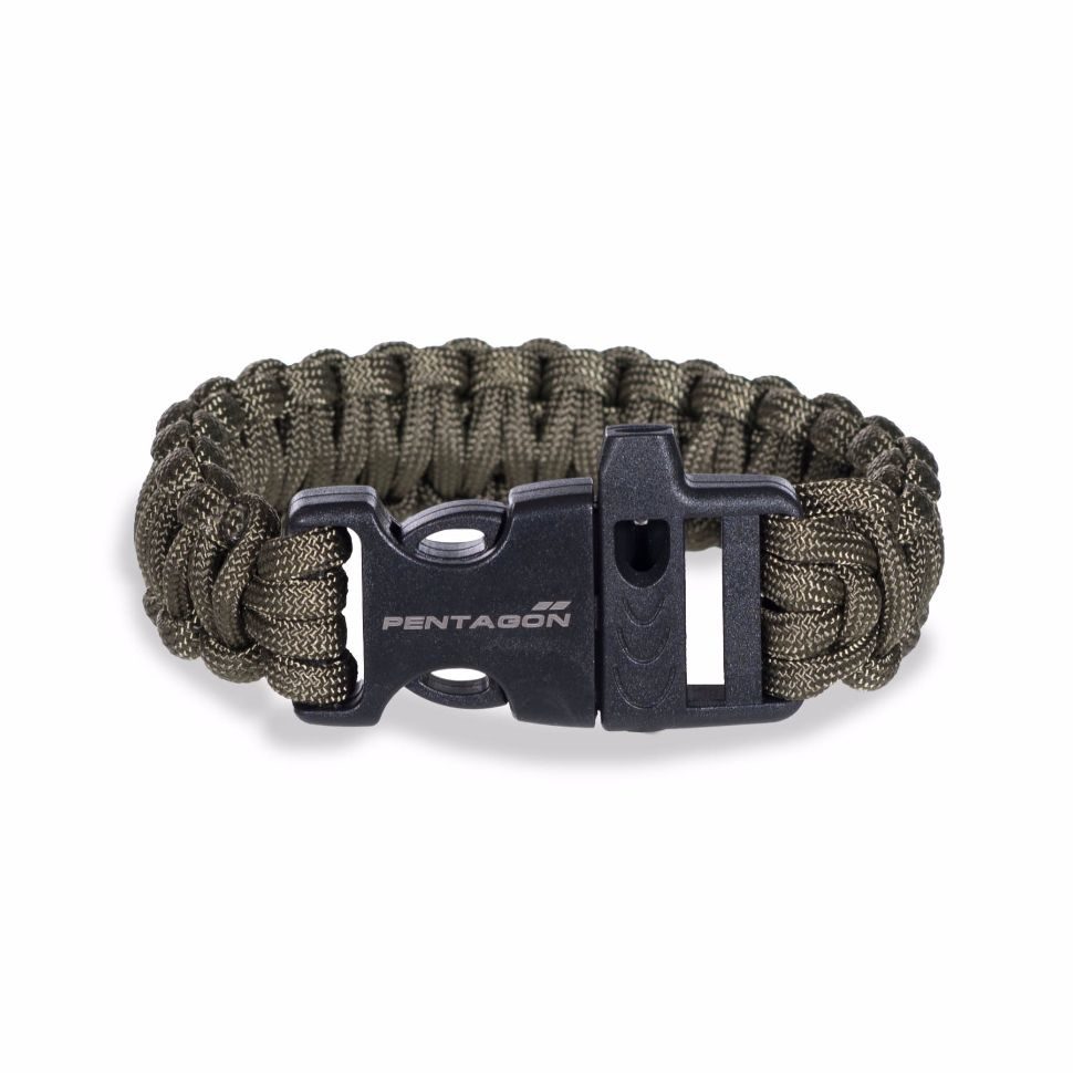 Bratara paracord olive marime universala - Pentagon