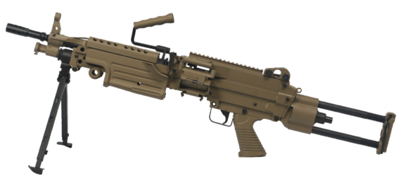 Replica FN M249 PARA tan - Cybergun