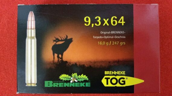 Cartus Brenneke cal. 9,3X64 TOG 16.0 G