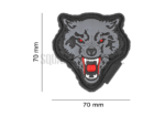 Emblema Wolf color - JTG
