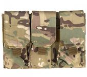 Portincarcator triplu pentru M4/AK47 multicamo 8Fields magazin Squad Store