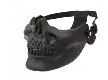 Masca Skull half face neagra ACM magazin Squad Store